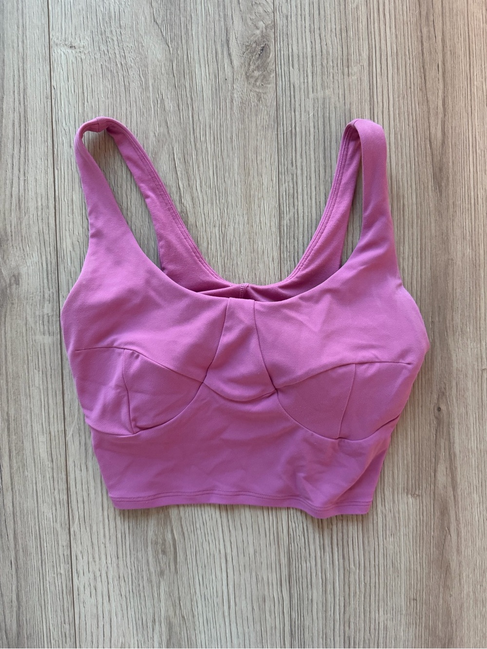 lululemon athletica Rose Pink Longline Support Bralette